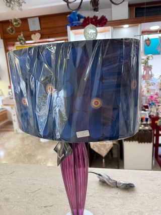 Lampada Murano Scherzer - Blu & Viola