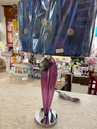Lampada Murano Scherzer - Blu & Viola