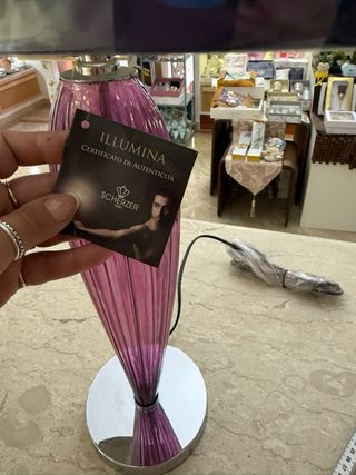 Lampada Murano Scherzer - Blu & Viola