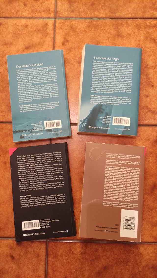 Set 4 libri Harmony MyLit e Passion