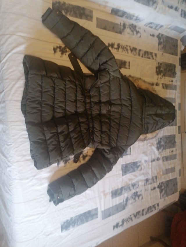 Chaqueta Zara verde oliva mujer