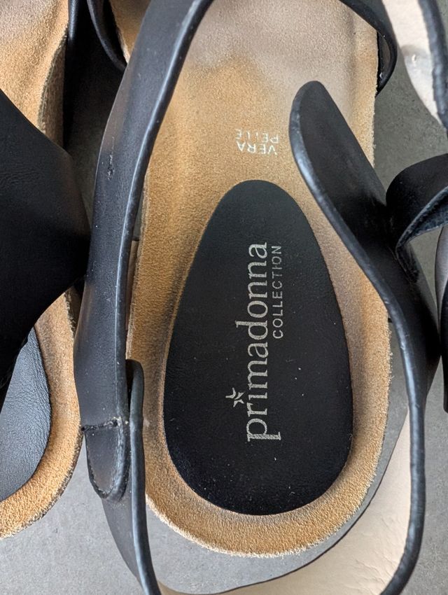 Sandali neri Primadonna