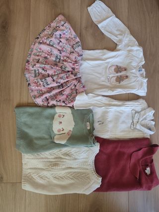 Lote ropa niña inviernos talla 98