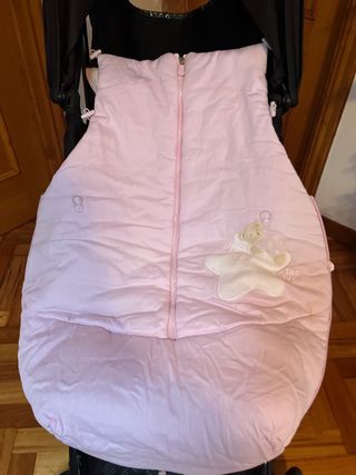 Carrito bebé plegable+ sombrilla + funda invierno