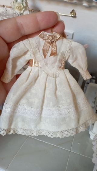 Vestito bambola 1:12 shabby chic