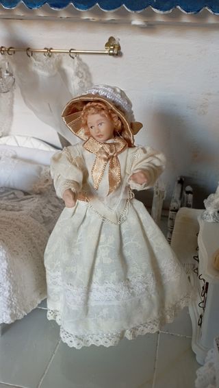 Vestito bambola 1:12 shabby chic