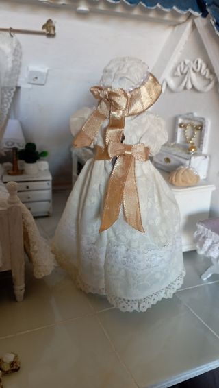Vestito bambola 1:12 shabby chic