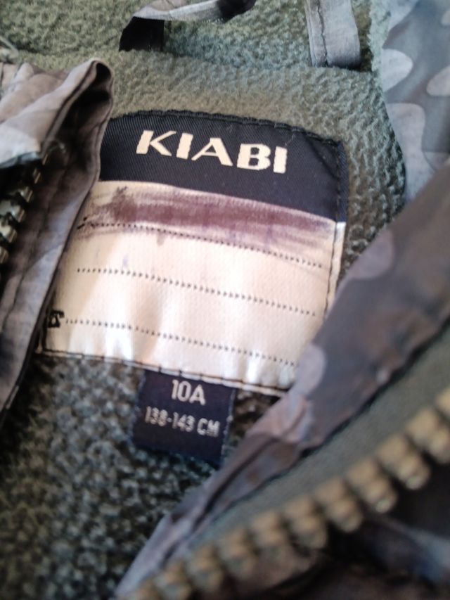 Abrigo niño camuflaje 8 años