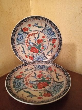 2 Piatti Kutani: Gazze Giapponesi