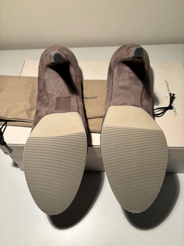 Golden Goose - Scarpe tacco marrone