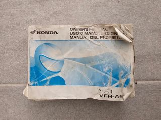 Manual propietario Honda VFR 800 VTEC