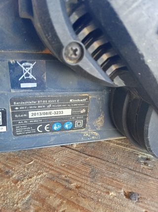 Lijadora de banda - herramienta