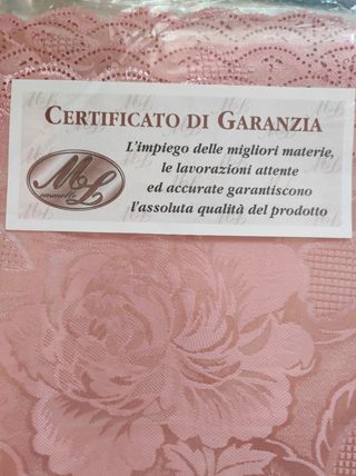 Tovaglia rosa in tessuto