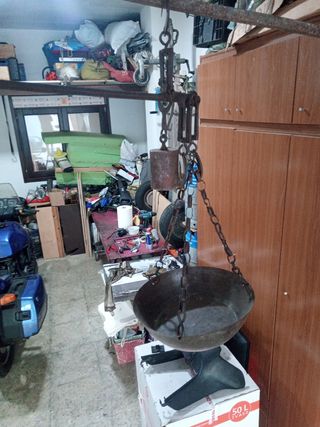 Báscula romana antigua