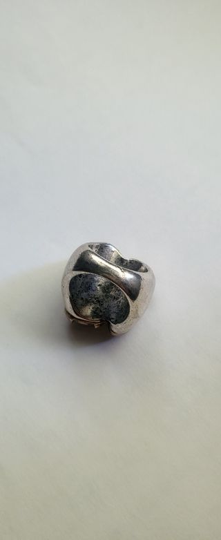 Anillo piedras multicolor plata