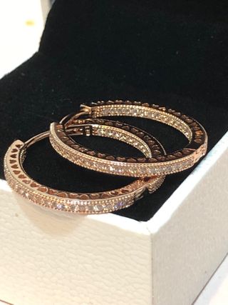 Pendientes Pandora Oro Rosa