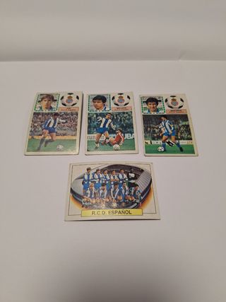 Cromos RCD Espanyol liga 83-84 