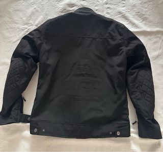 Chaqueta moto LS2 Bullet negra, talla M con Cer. A