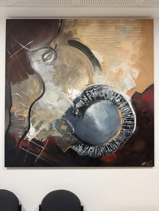 Cuadro abstracto 160x160cm