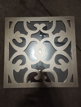 Espejo decorativo plateado