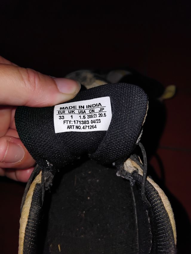 Zapatillas Salomon Senderismo, talla 33 para niñas