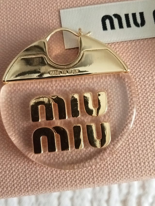 Pendientes Miu dorados