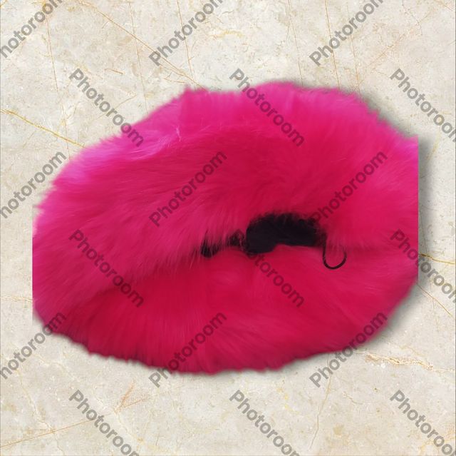 Boina de inverno rosa - elegante