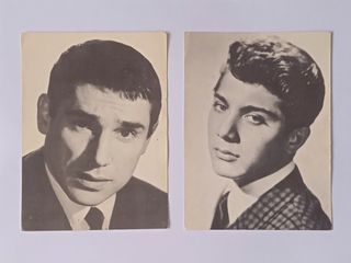 LOTE DE 7 POSTALES ANTIGUAS DE CINE AÑOS 60 