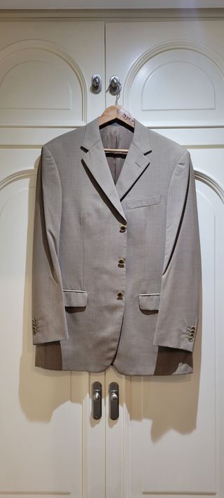 Traje beige Ermenegildo Zegna t50 italiana