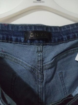 Jeans bootcut donna blu