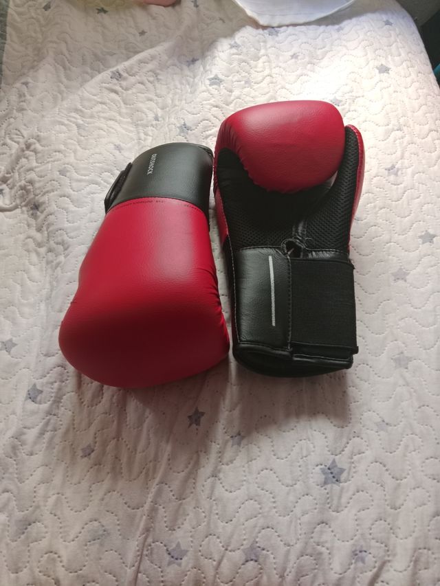 Guantes boxeo Outshock rojos