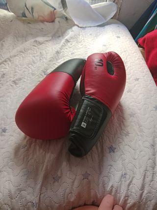 Guantes boxeo Outshock rojos