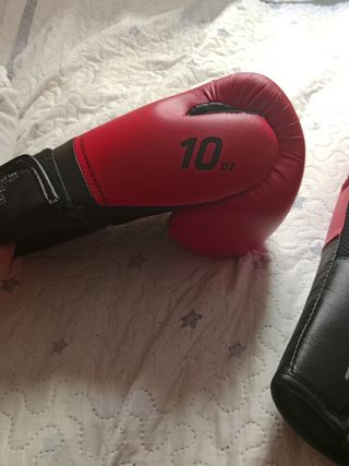 Guantes boxeo Outshock rojos