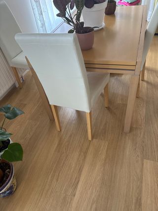 Mesa extensible madera maciza 140-280cm