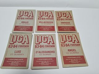 6 Cromos U.D. Salamanca
