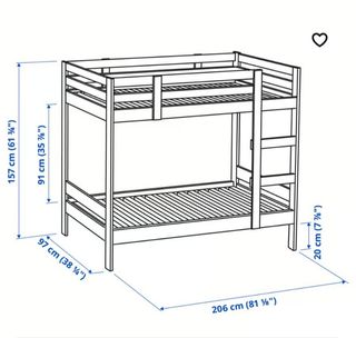 Litera blanca Mydal (IKEA)