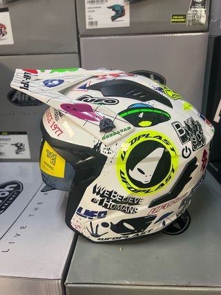 Casco moto XS trial jet UFO
