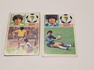 Cromos Cádiz C.F.: Mejías II y Catalán