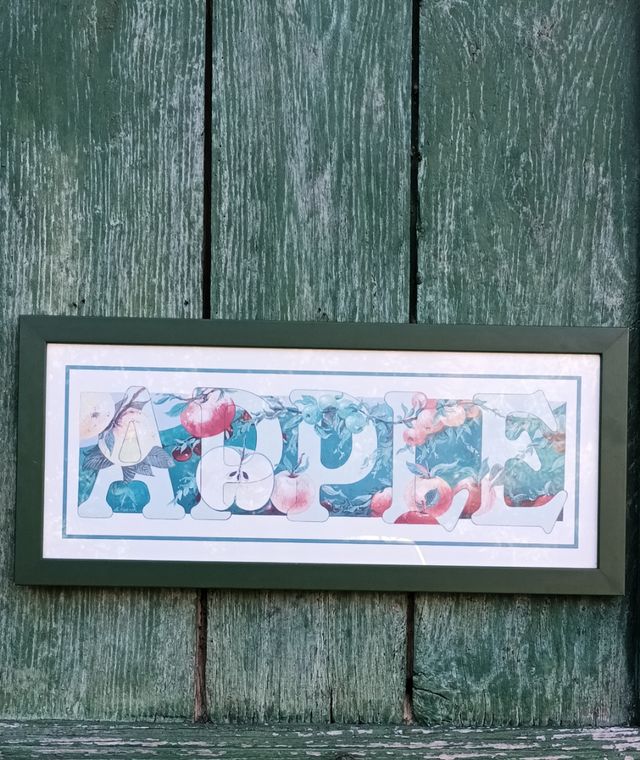 QUADRO APPLE - STAMPA SU CARTA