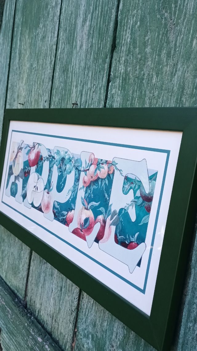 QUADRO APPLE - STAMPA SU CARTA