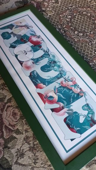 QUADRO APPLE - STAMPA SU CARTA 