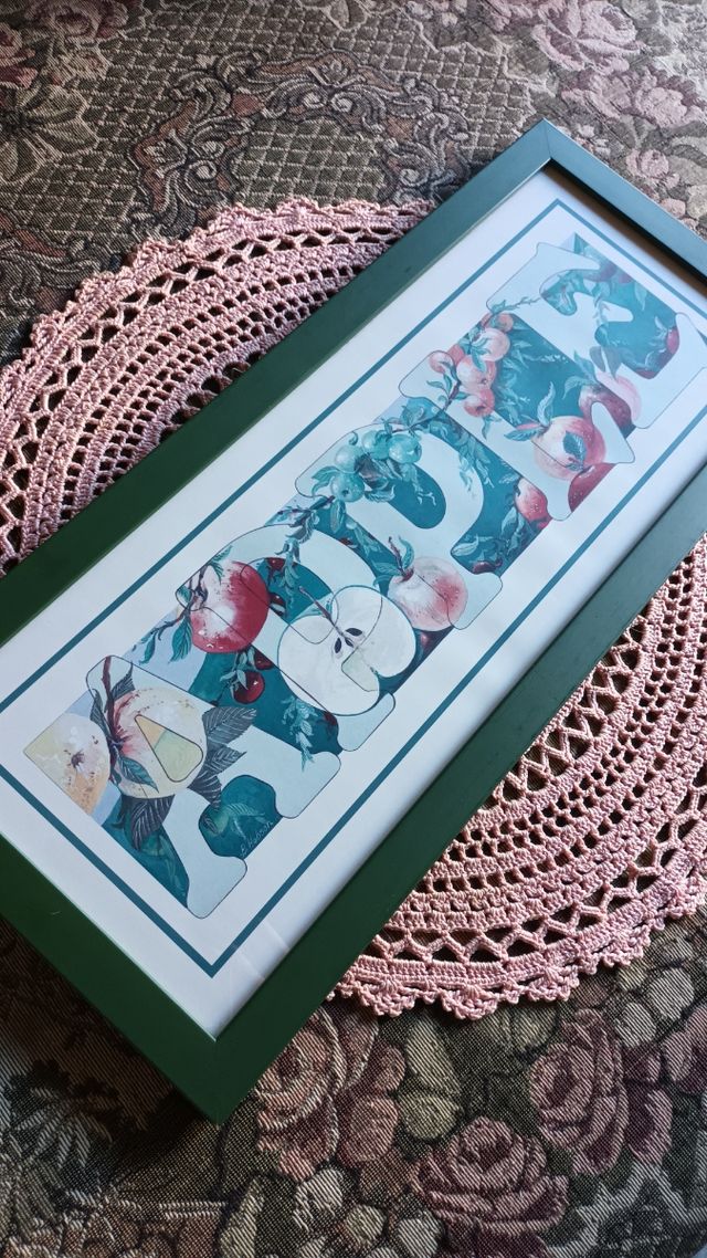 QUADRO APPLE - STAMPA SU CARTA