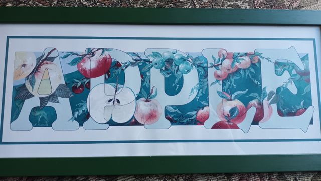 QUADRO APPLE - STAMPA SU CARTA