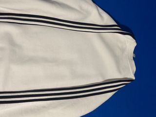 Sudadera Adidas blanca c/rayas