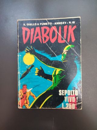 Diabolik, sepolto vivo