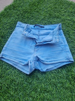 Shorts tejanos Bershka - azules
