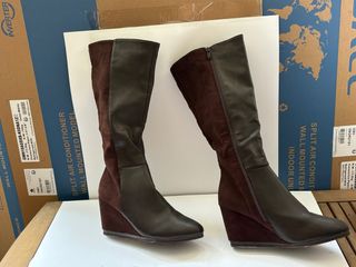 Botas Marrón - Tacon Cuña