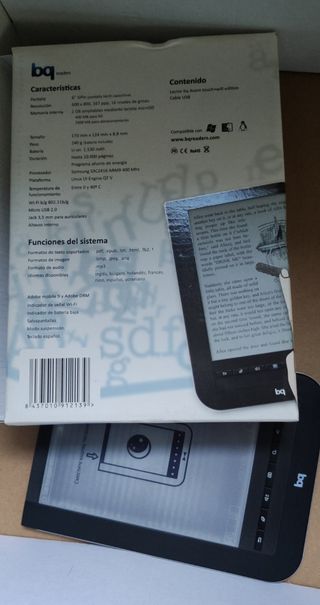 Lector ebook BQ Avant Touch Wifi