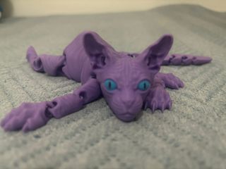 Figura Gato Esfinge 3D