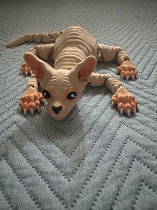 Figura Gato Esfinge 3D